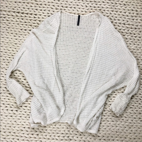 Mezzanine Sweaters - 3/$25 SALE White Cream Knit Kimono Cardigan